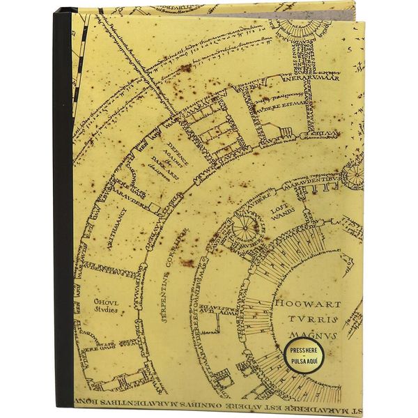 Harry Potter Taccuino Din A5 Con Luce Led Mappa Del Predone-image