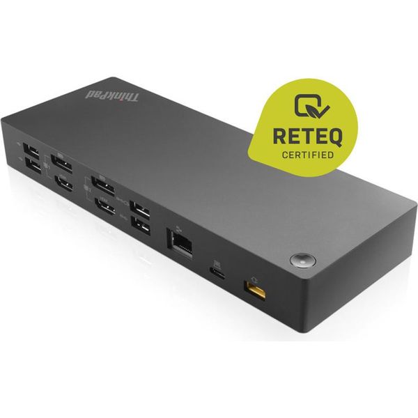 Reteq Certified H304166 Lenovo Thinkpad Dock Hybrid USB-C 135W 40AF0135EU-image