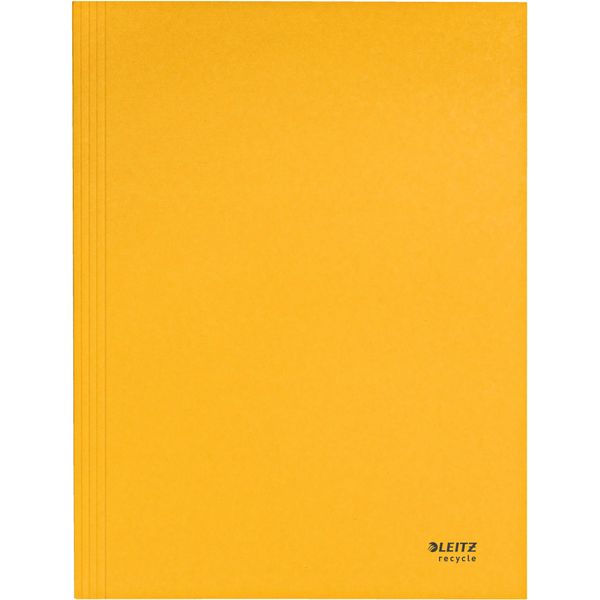Leitz 3906-00-15 Cartella Legale Recycle - A4, 250 Fogli, Cartone (Rc), Neutrale Dal Punto Di Vista Climatico, Giallo-image