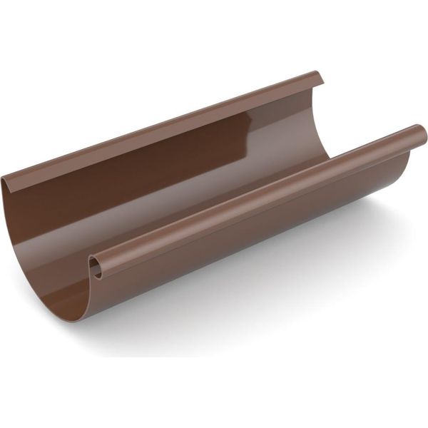 Bryza Gutter, Grondaia In Plastica Ø 150 Mm, Lunghezza 4 M, Marrone Ral 8017-image