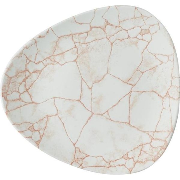 Churchill Studio Prints Kintsugi Lotus Plate, Corallo, 178 Mm, (12 Pezzi)-image