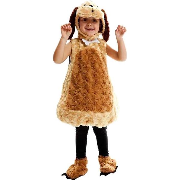 Costume Mamma Peluche Cane Junior Giallo 3-4 Anni Giallo 3-4 Anni-image