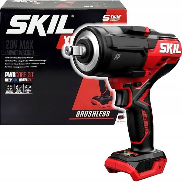 Avvitatore A Impulsi A Batteria Skil 20V 3285 Ca 700Nm (Senza Batteria, Scatola) SD1E3285CA-image