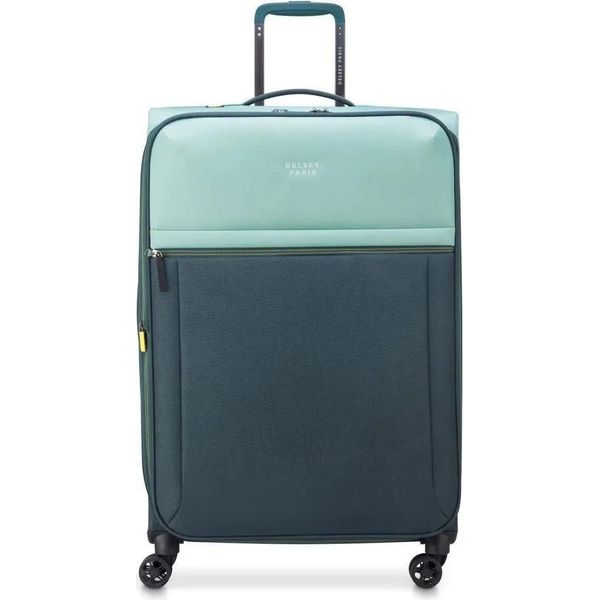 Delsey Paris Carrello Brochant 3 4 Dr Exp Trolley 78 Green Verde-image