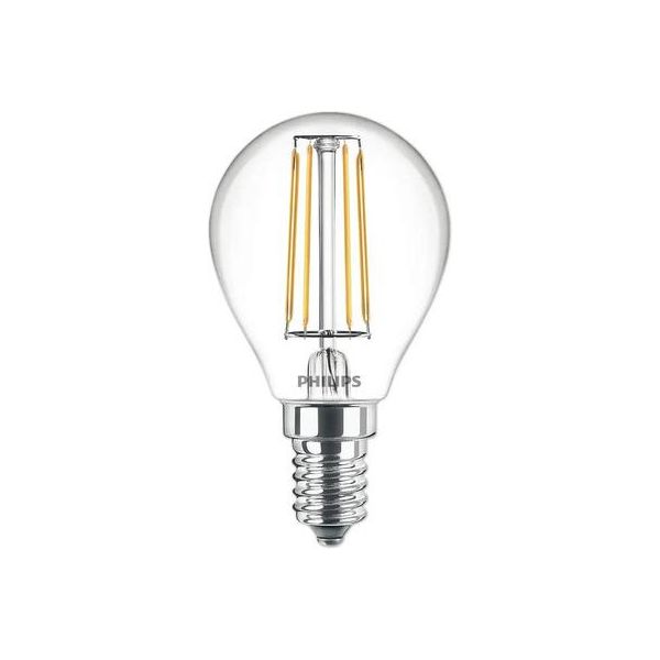 Philips Lampada A Goccia Led Ultraefficiente E14 2,3W 485Lm Bianco Neutro 4000K Come 40W 8720169310759-image