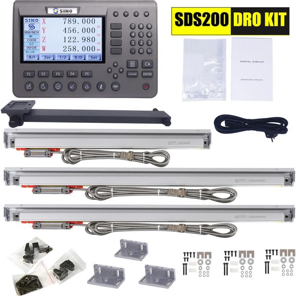 Display Digitale, 4 Assi, Compatibilità Con Fresatrici E Torni, Kit Dro A 3 Assi-image