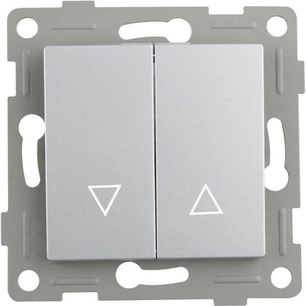 Interruttore Onlex Per Tende 10A 250V Grigio Grigio Taglia Unica-image
