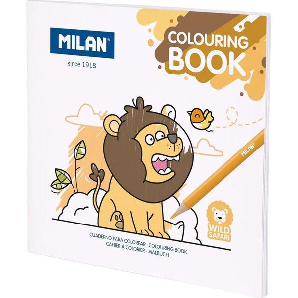 Libro Da Colorare Safari Selvaggio Milano-image