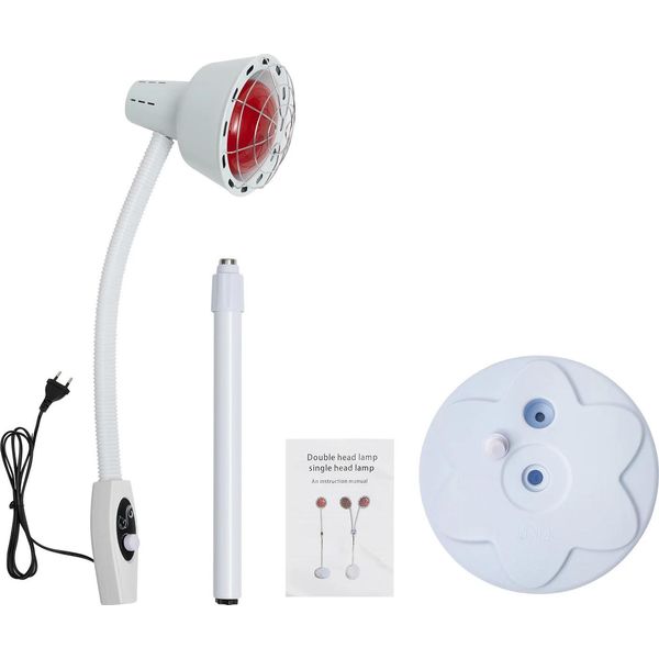 Lampada Riscaldante A Infrarossi, Potenza 275W, Design Regolabile A 360°, Lampada Riscaldante A Infrarossi-image
