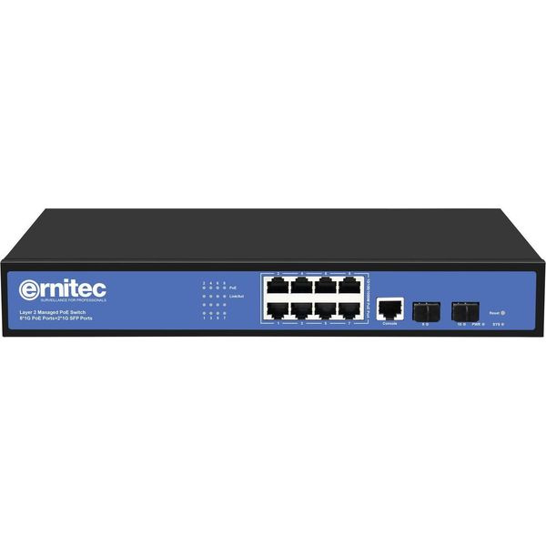 Switch Ernitec Gestito Layer 2+, 8 X-image