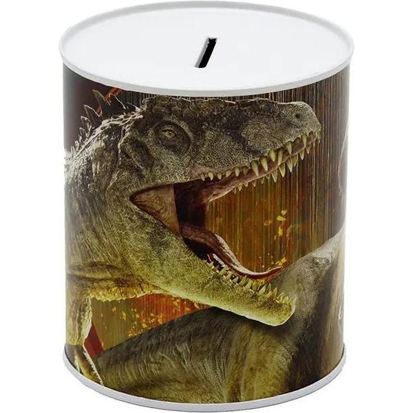 Scatola Di Latta Media Jurassic World Per Denaro Marrone Taglia Unica-image