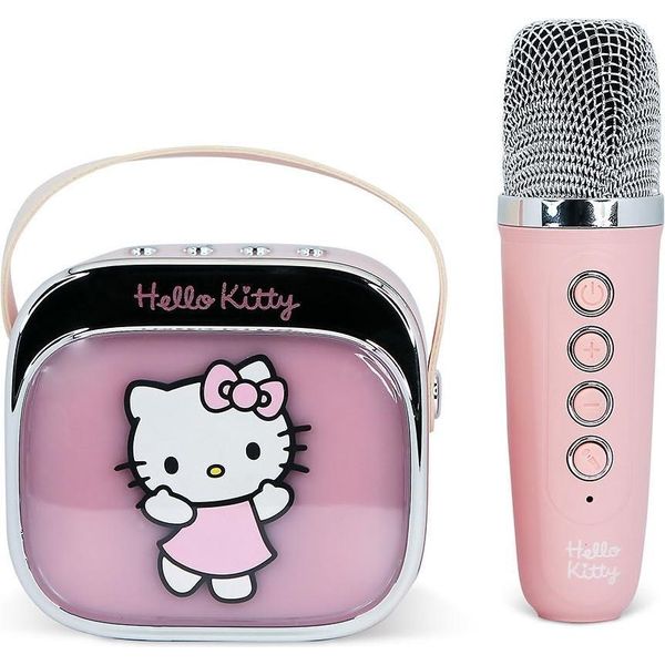 Hello Kitty Altoparlante Per Karaoke Microfono Attivabile Led-image