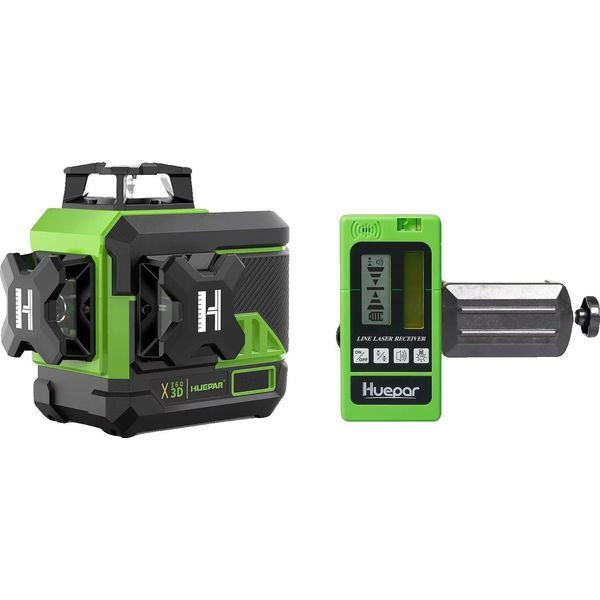 Dispositivo Di Livellamento Laser Huepar, Funzione Di Autolivellamento, Telecomando Bluetooth, Set 3-image