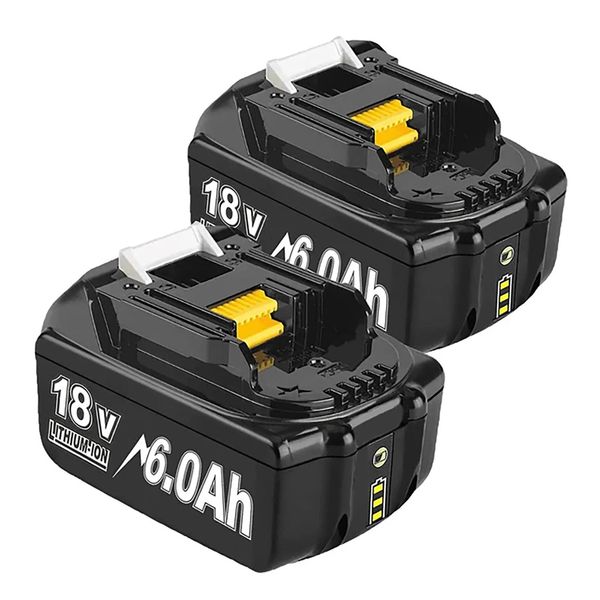 Batteria Di Ricambio, Capacità 6000Mah, Compatibile Con Diversi Modelli, Confezione Da 2 Pezzi-image