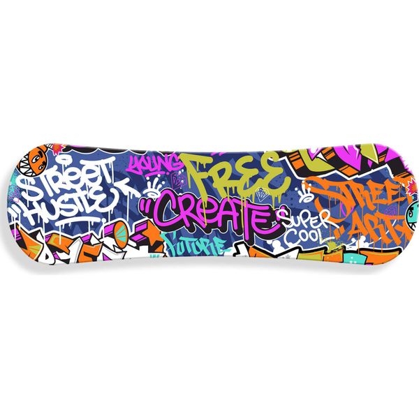 Stampa Su Acrilico Snowboard Graffiti 1-image