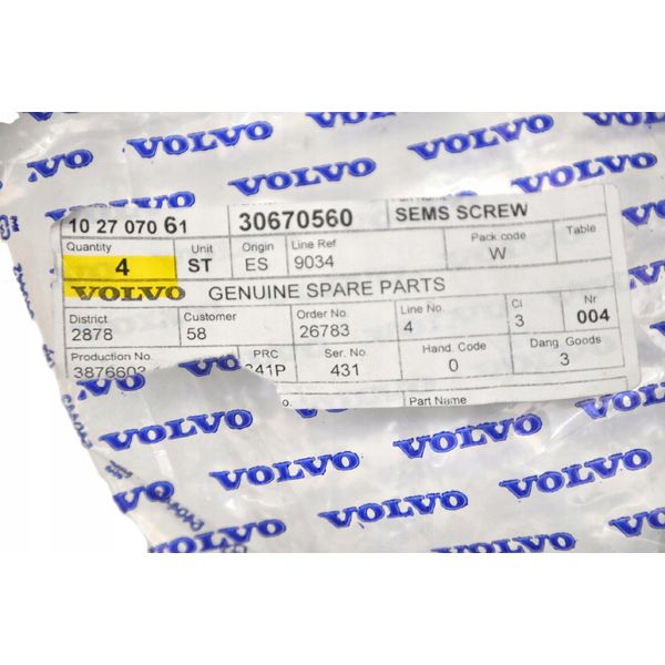 Volvo XC90 XC60 Ii Motore Carrello Slitta Bullone Oe-image