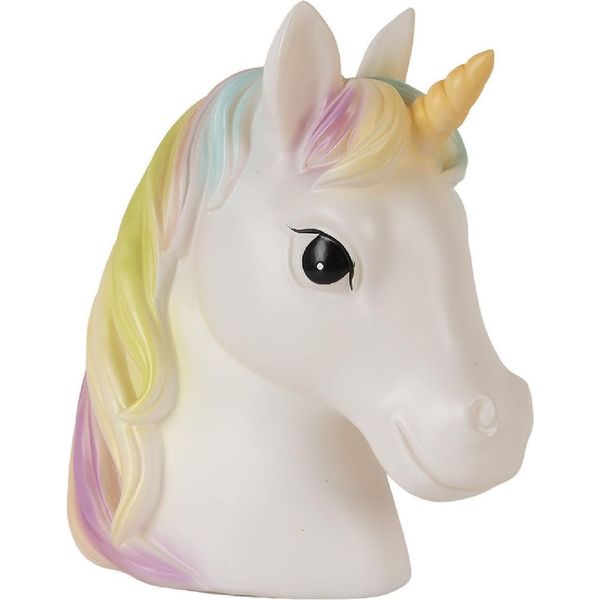 Clayre & Eef 6LMP807 Luce Notturna Unicorno Led 22X14X24 Cm-image