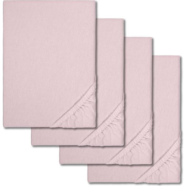 Lenzuolo A Pieghe Winter Fluffy Rosa 90 X 190 - 100 X 200 Cm In Confezione Da 4 Pz-image