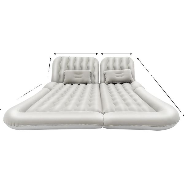 Materasso Ad Aria Suv, Pompa Gonfiabile, Comodo Letto Per Dormire, Grigio Chiaro-image