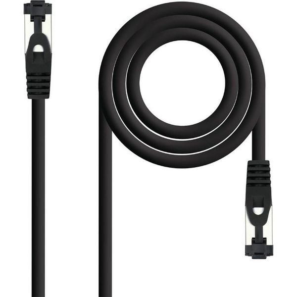Nanocable 10.20.2000-L25-BK, 0,25 M, Cat8.1, S/Ftp (S-STP), RJ-45, RJ-45, Nero-image