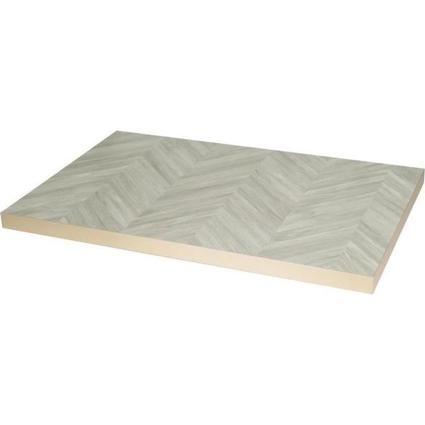 Piano Del Tavolo Rettangolare Bolero Con Design Chevron, 1100 Mm X 700 Mm-image