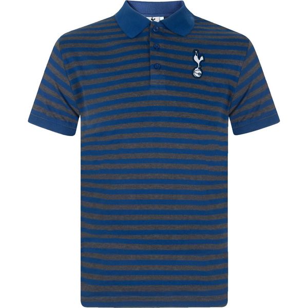 Tottenham Hotspur Fc - Polo Da Uomo GF495 (L) (Blu/Grigio)-image