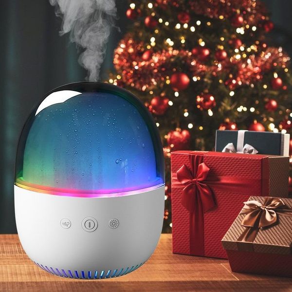 Inf Diffusore Di Aromi 3-In-1, Luce Notturna E Umidificatore - Nebbia Silenziosa Bianco-image