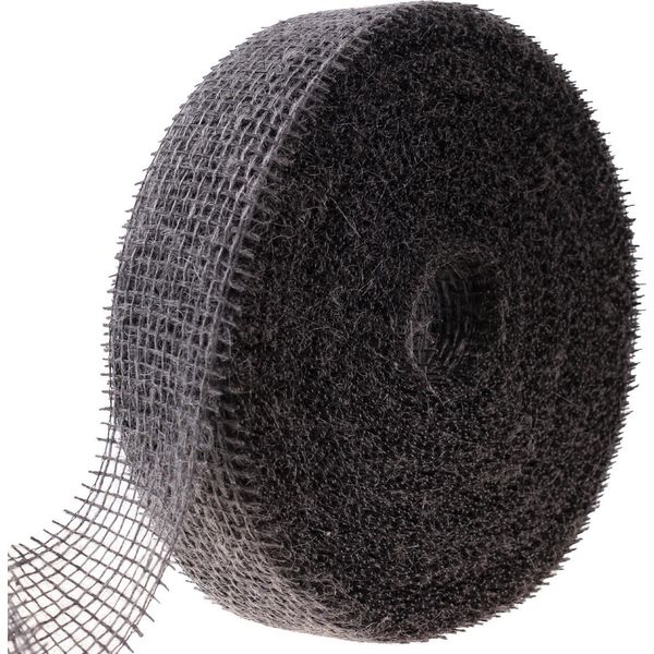 Nastro Di Iuta A Rete Nastro Decorativo Di Iuta Taupe 5Cm 40M Per Il Fai Da Te, Decorazione Della Casa Di Campagna, Boho Chic-image