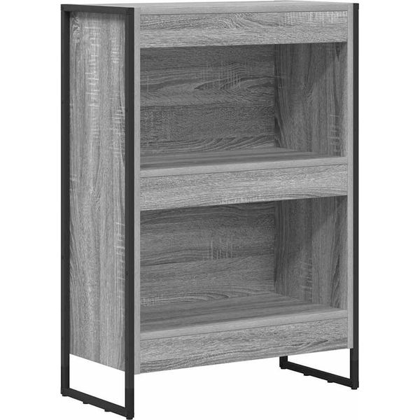Vidaxl Libreria Grigio Sonoma 80 X 30 X 155 Cm Materiale A Base Di Legno-image