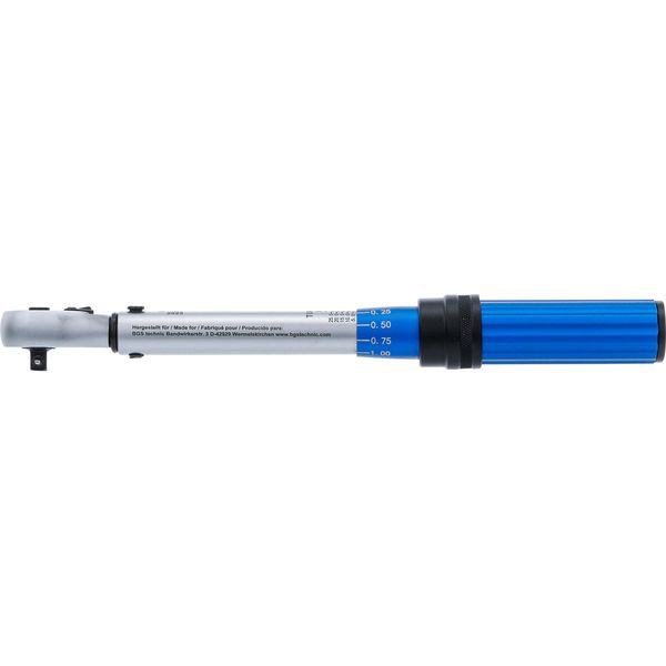 Bgs Chiave Dinamometrica Uscita Azionamento Esterno Quadrato 6,3 Mm (1/4") 5 - 25 Nm - 2825"-image