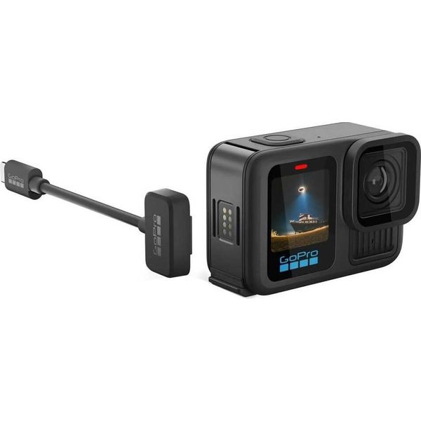 Kit Di Supporto Magnetico E Cavo Di Alimentazione Gopro Contacto Per HERO13 Black, HERO12 Black, HERO11 Black, HERO10 Black-image