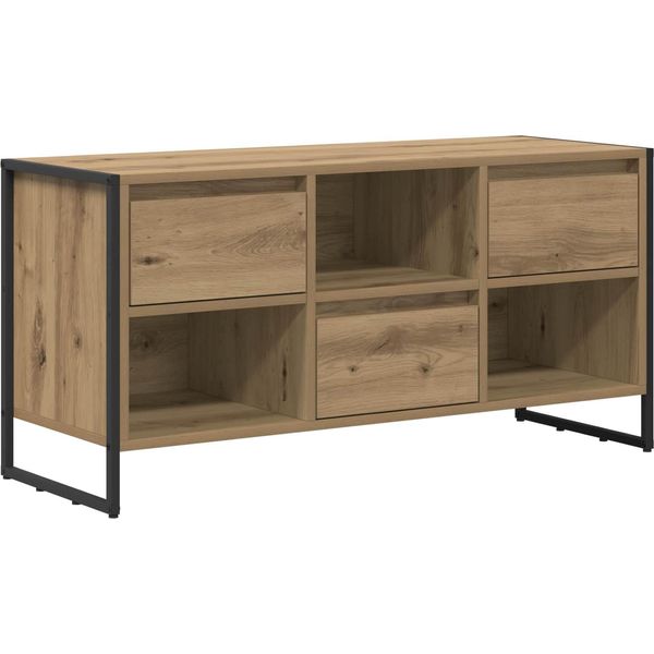 Syfax™ Mobile Tv Con Cassetto Rovere Artigianale 100 X 36 X 49,5 Cm-image