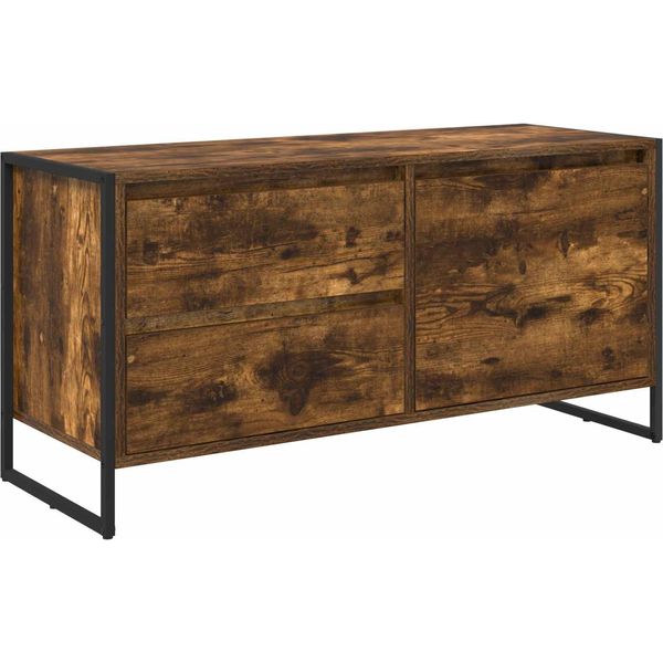Syfax™ Mobile Tv Quercia Fumosa 100 X 36 X 49.5 Cm Legno Multistrato-image