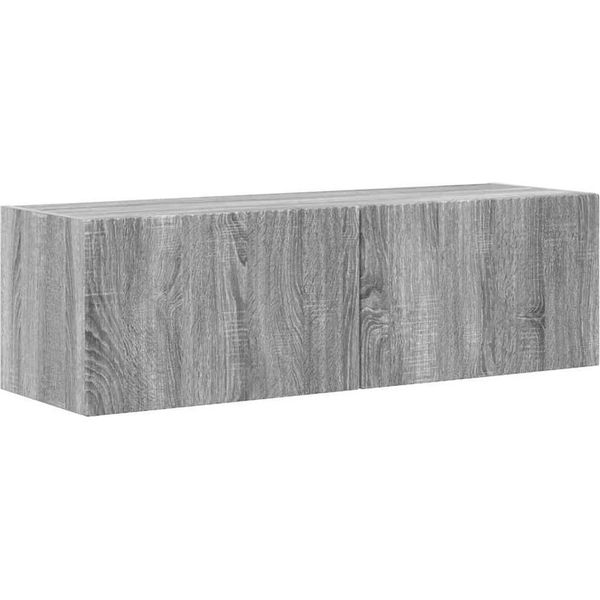 Syfax™ Mobile Tv Da Parete Grigio Sonoma 98 X 31 X 29,5 Cm-image