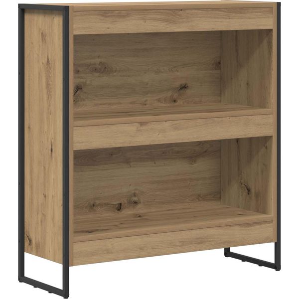 Syfax™ Armadio Per Libri Rovere Artigianale 80 X 30 X 155 Cm-image