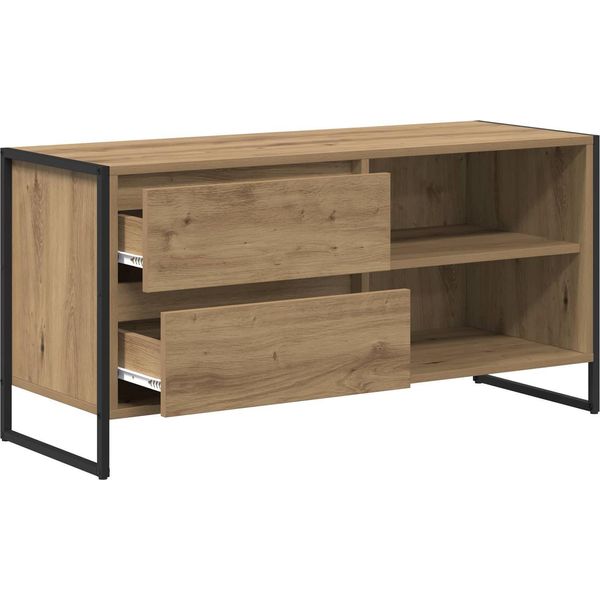Syfax™ Mobile Tv Con Cassetto Rovere Artigianale 100 X 36 X 49,5 Cm-image