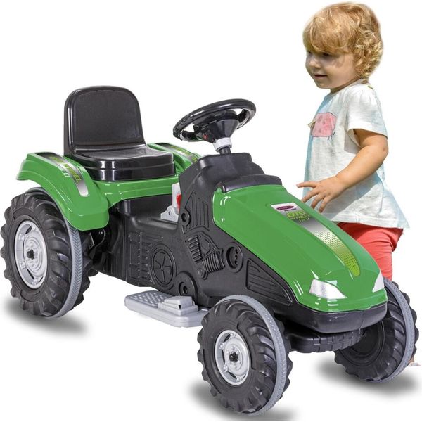 Trattore Cavalcabile Big Wheel 12V Verde-image