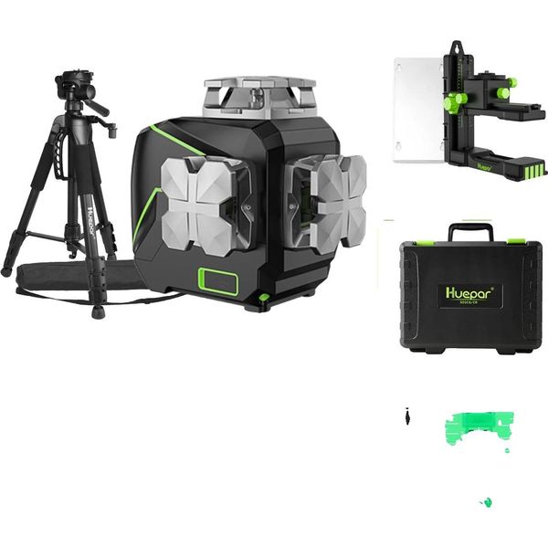 Livella Laser, Proiezione Di 12 Linee, Precisione Del Raggio Verde, SET-4-image