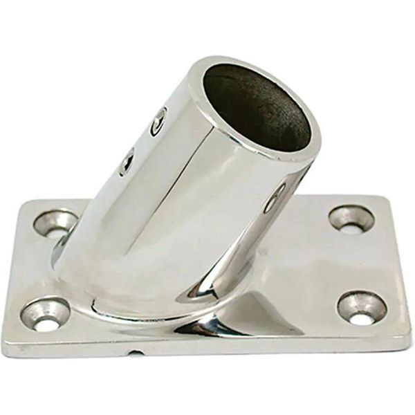 Staffa Rettangolare A 60° In Acciaio Inox Oem Marine Argento 22 Mm Argento 22 Mm-image
