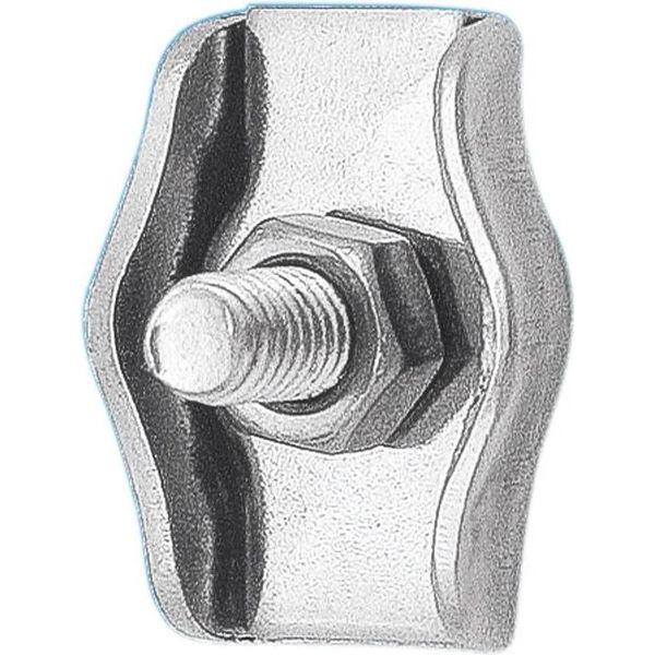 Morsetto Per Corda Simplex Oem Marine In Acciaio Inox Argento 3 Mm Argento 3 Mm-image
