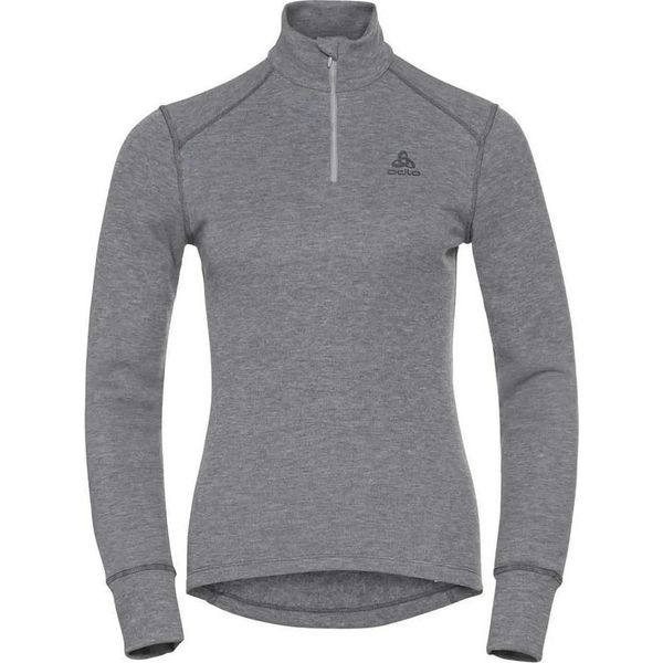 Odlo Bl Top Collo A Lupetto L/S Mezza Zip Active W Odlo Steel Grey Melange S-image