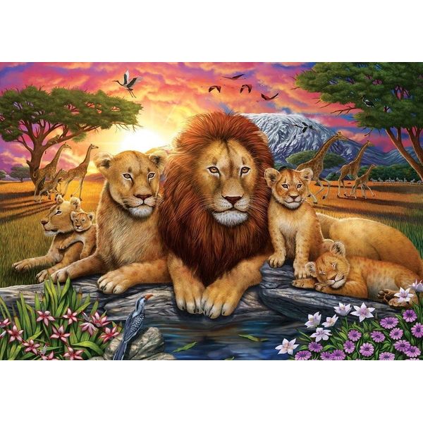 Art Puzzle Puzzle Famiglia Leone 1000 Pezzi-image