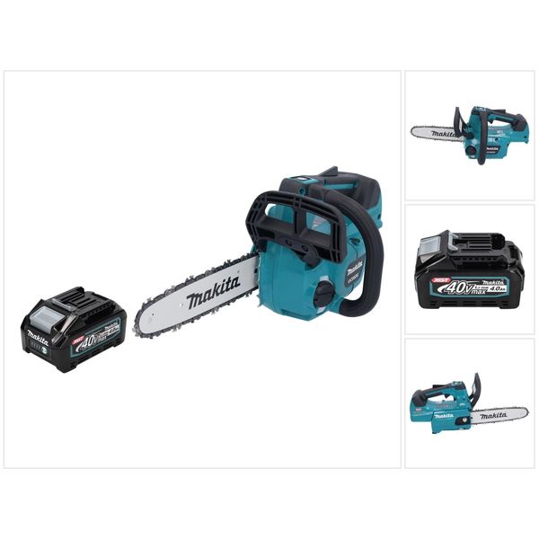 Makita Uc 002 GM1 Motosega A Batteria 40 V Max. 25 Cm 24,8 M/S Brushless + 1X Batteria 4,0 Ah - Senza Caricabatterie-image
