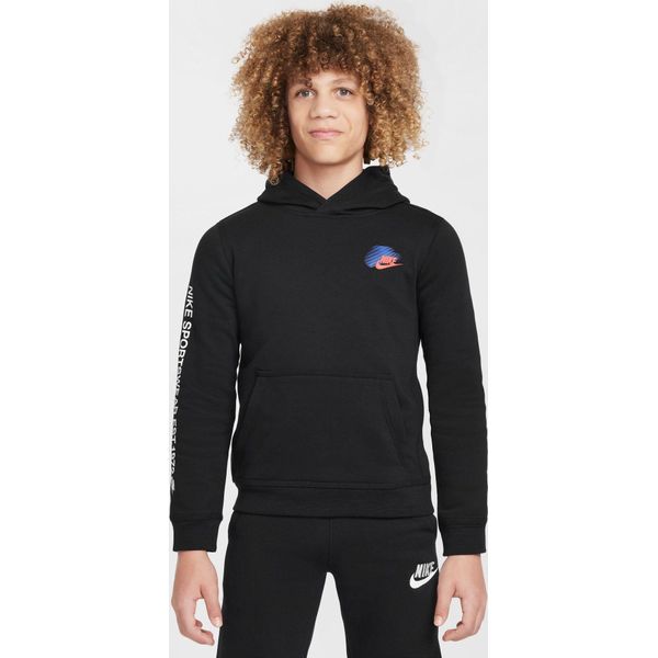 Nike B Nsw Si Flc Po Hoodie BB2 Schwarz S-image