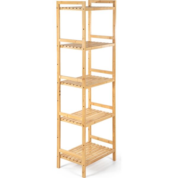 Scaffale In Bambù G21 5 Ripiani-image