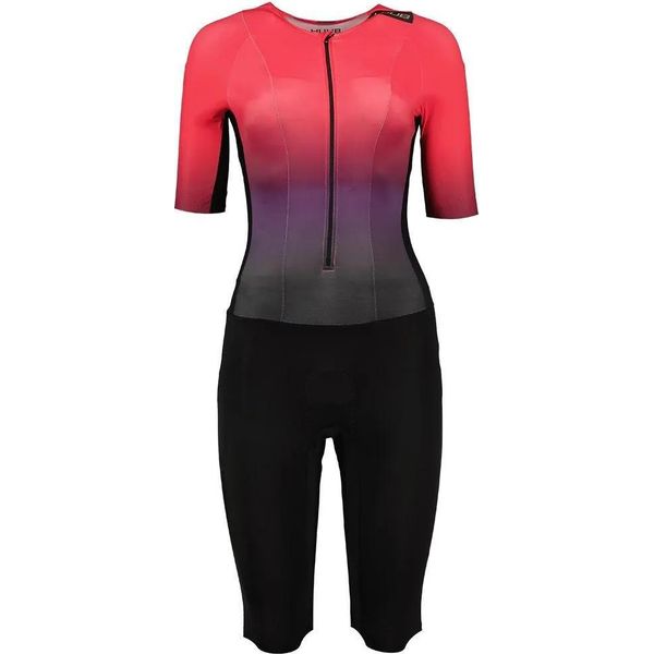 Huub Collective Kurzarm-Trisuit Rot M Damen Rot M-image