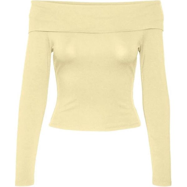 Vero Moda Maglietta A Maniche Lunghe Theodosia Beige M Donna Beige M-image