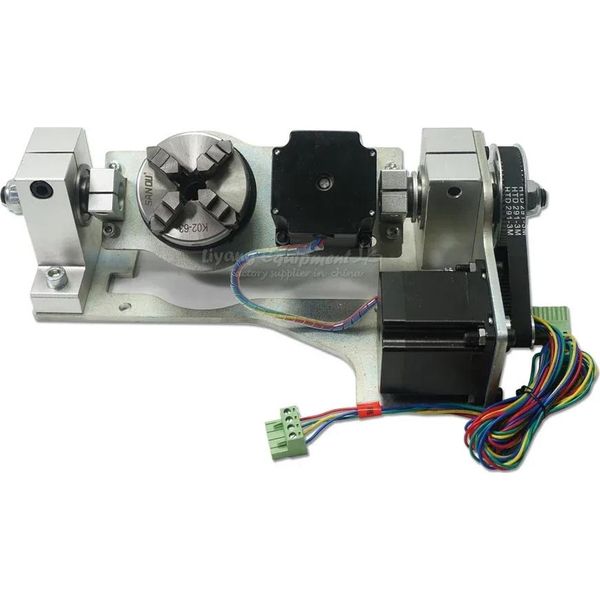 Asse Rotante Per Fresatrice Cnc, Motore Passo-Passo, Controller Offline, 5 Assi 1 Pezzo-image