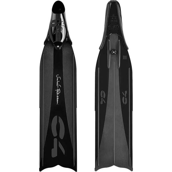 C4 Freediving Umberto Pelizzari Pinne Medie Da Apnea Nero Eu 43-44 Nero Eu 43-44-image