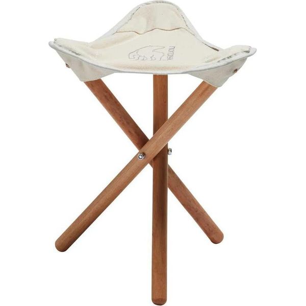 Nordisk Rebild Sgabello A 3 Posti In Legno Marrone, Bianco Marrone, Bianco Taglia Unica-image
